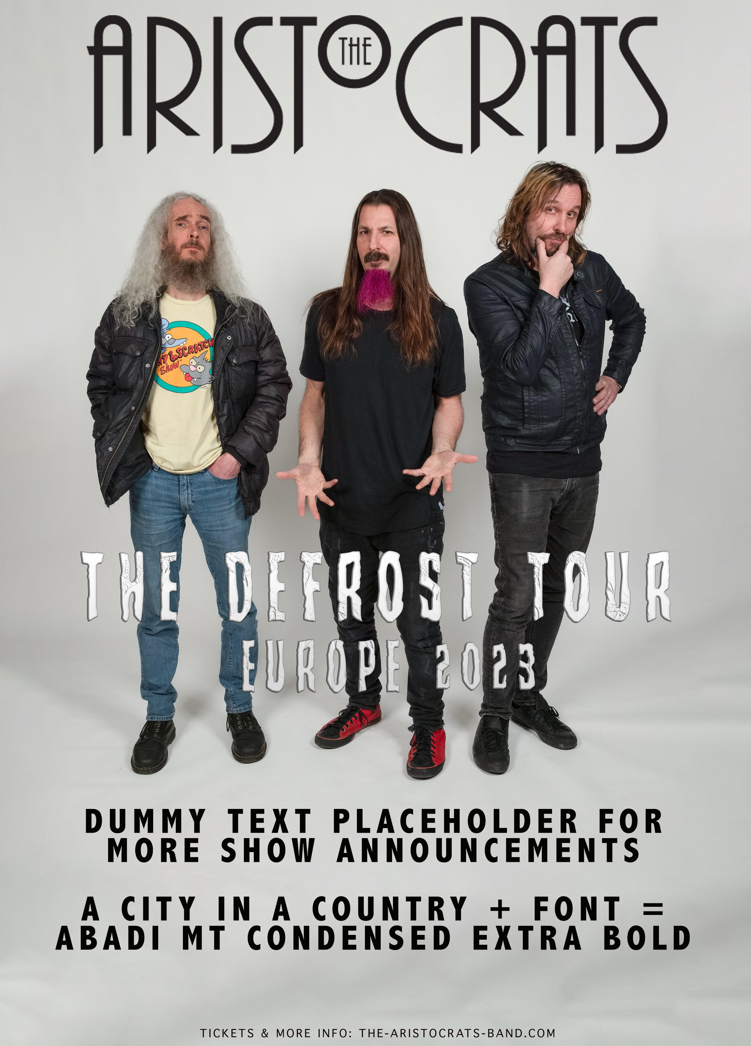 THE ARISTOCRATS - DEFROST EUROPE TOUR
