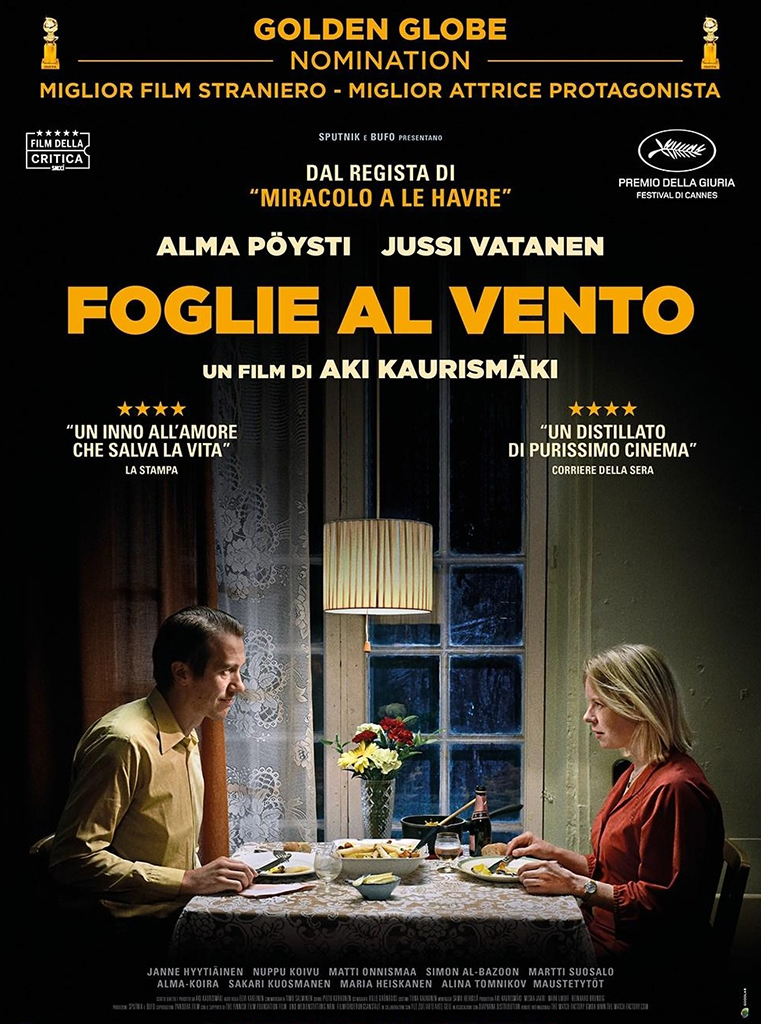 FOGLIE AL VENTO<br>DI AKI KAURISMAKI<br><b>VERSIONE ORIGINALE SOTTOTITOLI IN ITALIANO</b>