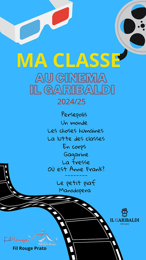 “MA CLASSE AU CINEMA” Il GARIBALDI 2024-2025