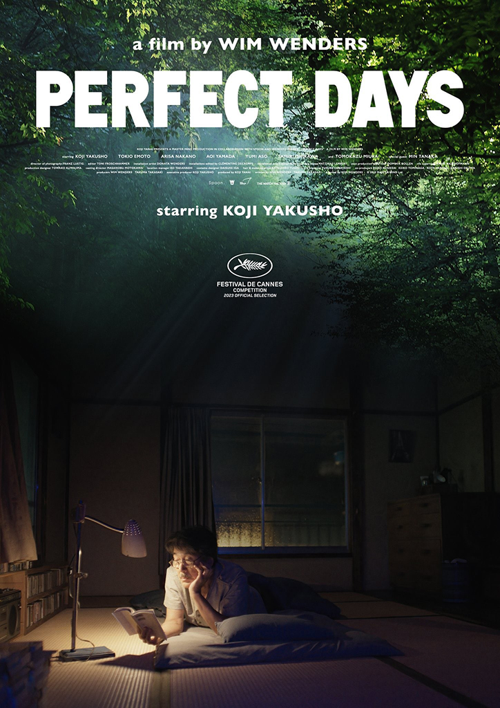 PERFECT DAYS<br>DI WIM WENDERS<br><b>VERSIONE ORIGINALE SOTTOTITOLI IN ITALIANO</b>