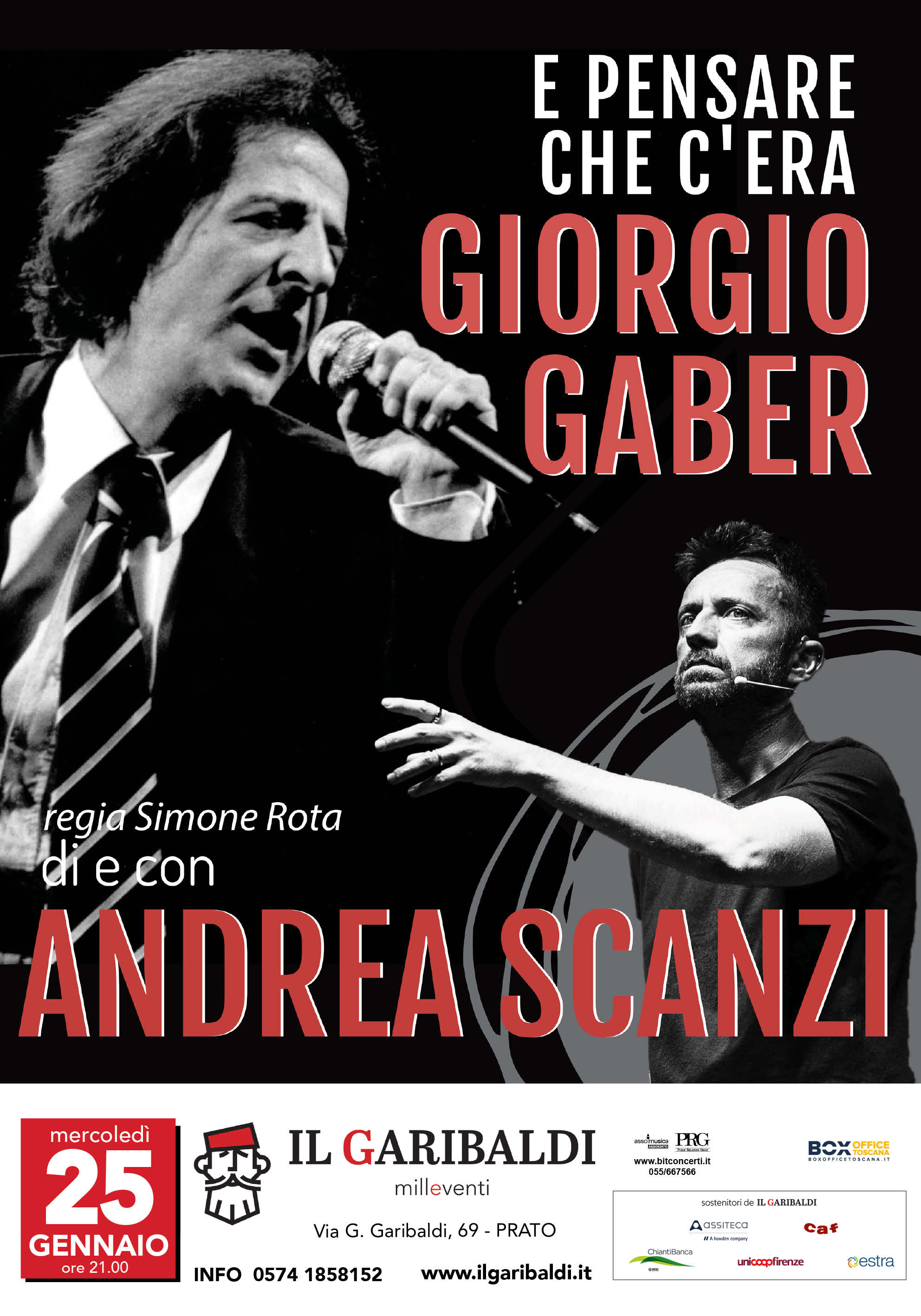 E PENSARE CHE C'ERA GIORGIO GABER - ANDREA SCANZI